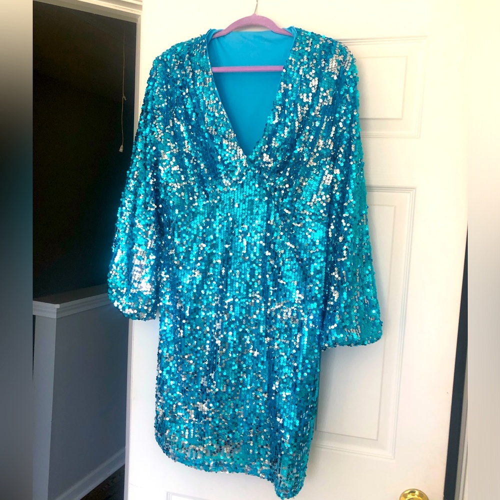Size 1XL Shein Curve Sequined Party Dress